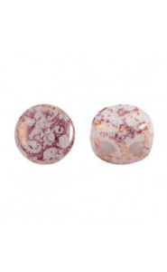 Les perles par Puca® Kalos beads Opaque white bronze 03000/15496